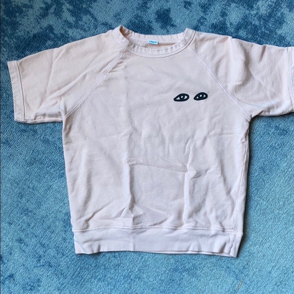 Clare V. Shortsleeved sweatshirt